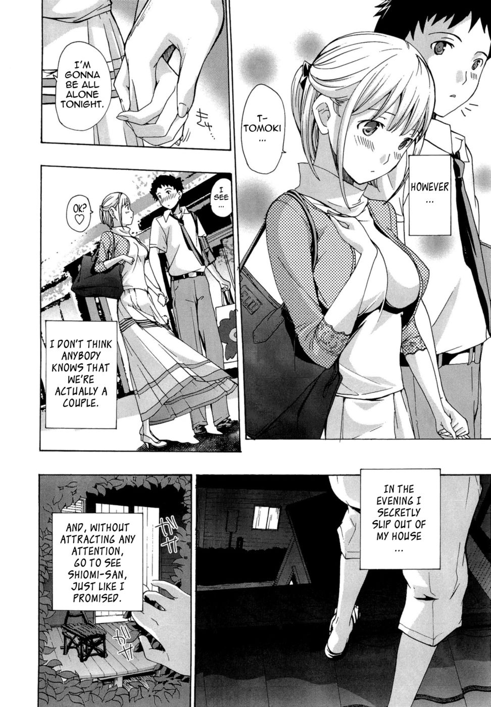Hentai Manga Comic-Long skirt, night in the park-Read-4